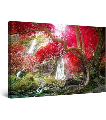 Tableau Déco Moderne Sur Toile 90x30cm - Gargouilles Et Tour Eiffel, Impression Multicolore, Neuf