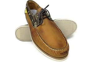 Zerimar Náuticos de Piel para Hombre | Náuticos Hombre Verano | Zapatos Náuticos Hombre | Mocasines Hombre