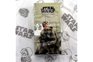 PhiLuMo Star Wars Rogue One - Pañuelos de papel (4 capas, 21 x 21 cm), diseño de Jyn Erso