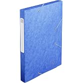 Exacompta 18505H Project Folder with Rubber Blue