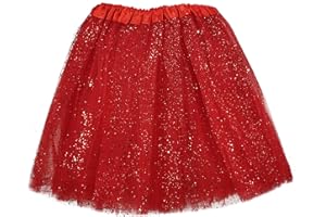 MUNDDY - Tutu Elastico Tul 3 Capas 40 CM de Longitud para Adulta Distintas Colores Falda Disfraz Ballet (Envio 48-72h con Seguimiento Desde Madrid)
