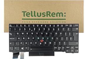 TellusRem replacement UK backlit keyboard for Lenovo Thinkpad X280 X390 X395