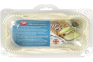 Tala Siliconised 2Lb Loaf Liners,Non-Stick Greaseproof Paper for Baking Bread, Pastries and Cakes, Heat Proof up to 230 Degrees, Pack of 40 Liners in Each Pack, BPA Free