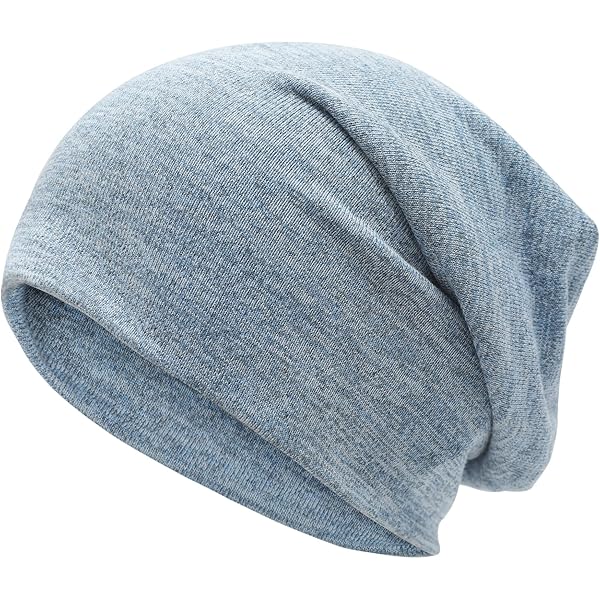 Oscenny Gorro Fino Para Hombre, Ligero, Ligero, Holgado, Gorro De Punto Suave, Ideal Para Primavera, Otoño E Invierno, Hombre Y Mujer, Talla única, Gris, Talla única