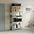 Home Vida 5 Tier Galvanised Heavy Duty Adjustable Steel Garage Shelving Unit (H) 1800mm (W) 900mm - 875kg Weight Capacity