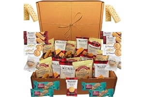 PELLAGIO Shortbread Biscuits Gift Set Hamper Bundle Contains 30 Packs of Shortbread Individually Wrapped Biscuits. Christmas Biscuits Box Contains a Variety of Loved Shortbread
