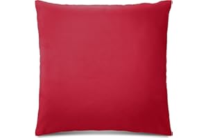 ‎QUANTUM INTERIOR BY MAXLAND Hochwertige Outdoor-Kissen mit Füllung und Reißverschluss - Wasserabweisend, Pflegeleicht, UV-beständig - In Verschiedenen Größen und Farben (50x50 cm, 40x60 cm, 70x70 cm) (rot, 70x70 cm)