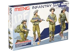 Meng "Modelo 01:35 FDI infantería Set 2000" Figuras (Multi-Color)