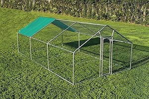 NOTEK SRL Pollaio da Esterno, casetta recinto conigliera, Gabbia voliera per Galline (3x6)