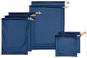 Valante Set of Adult Game Toys Microfiber Drawstring Storage Bags (3 size set)