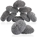 C-lean House Hochwertiger Metalltopfkratzer - im 10er Set - Der Kratzschwamm für bessere Reinigungsergebnisse in der Küche