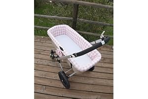 Funda Capazo Vichy Premium Malibu rosa - MODIN -