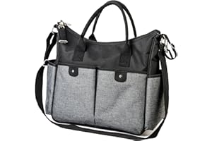 BabyOno City wielofunkcyjna torba do przewijania z matą, czarna