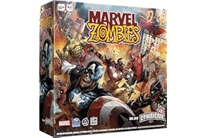 Asmodee Cmon Marvel Zombies : Undead Avengers - Un Jeu Zombicide - Jeux de société -Jeux de Figurines - Jeu coopératif - Jeu Adulte et Enfant à partir de 14 Ans - Version française