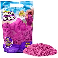 Kinetic Sand, sable de jeu violet de 0,9 kg, jouets sensoriels malléables pour enfants, sac refermable (l'emballage peut varier), pour les enfants à partir de 3 ans