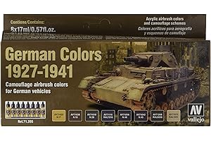 Acrylicos Vallejo Model Air - Set di Colori Acrilici per Aerografo, Multicolore