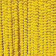 TIED RIBBONS 5 PC Marigold Garland for Decoration | 5 Feet, Yellow | Marigold Flower Indian American Wedding Decoration Garland for Mantle, Christmas Decorations, Christmas Decor