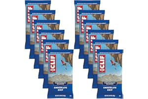 Clif Energy Bar, Chocolate Chip - (2.4 Ounce, 12 Count) by Clif Bar