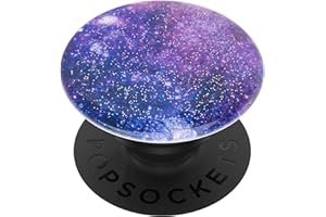 Popsockets PopGrip - Soporte y Agarre para Teléfonos Móviles y Tabletas con un Top Intercambiable - Glitter Nebula