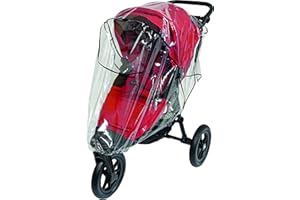 Sunnybaby 10030 - Parapioggia di alta qualità per jogging XL come Baby Jogger City Elite, tfk Adventure e molti altri, trasparente, qualità Made in Germany