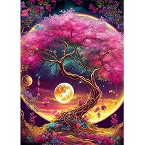 Peinture Par Numéros Adulte - Arbre De La Vie 30x40 Cm - Kit DIY Avec Toile, Peintures Acryliques, Pinceaux - Loisir Créatif - 7