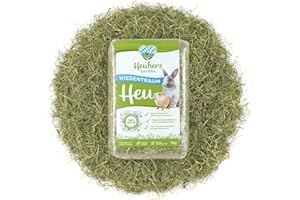 HEULAND Heuherz Bayern Wiesenheu Bio 3X 5 kg – Premium Heu für Kaninchen, Meerschweinchen & Nager – schonend getrocknet, staubarm & nährstoffreich – 100% naturbelassen, nachhaltig & ohne Zusatzstoffe