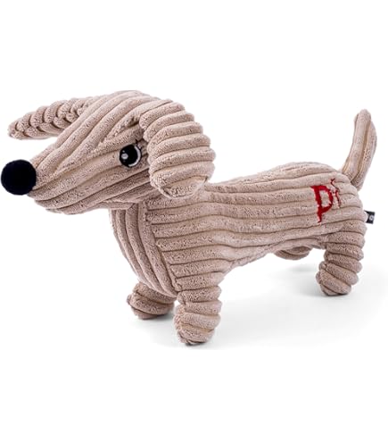 D&D Home, Elegant Corduroy Emmy speelgoed, 30 x 14 cm, grijs, vulling 100% polyester, geraffineerde afwerking, met knijper in de tromp voor nog meer speelplezier voor honden D&D Home, Elegant Corduroy Emmy speelgoed, 30 x 14 cm, grijs, vulling 100% polyester, geraffineerde afwerking, met knijper in de tromp voor nog meer speelplezier voor honden