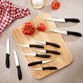 Schafer Quick Chef Bı&ccedil;ak Seti 10 Par&ccedil;a-Siyah