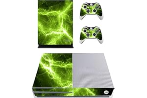 the grafix studio Green Electric Sticker/Skin xbox one s Console & Remote controller stickers, xbs14