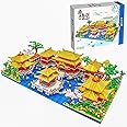 Aigidusansu Cherry Blossom Tree in Old Summer Palace Micro Blocks Set, 4951pcs Chinese Architecture Garden Sakura Tree Flowers, Building Toy 3D Puzzle for Adults, 14+ Teens