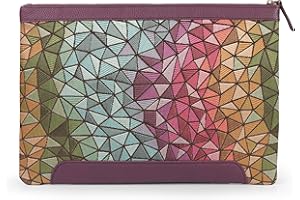 LONDO Genuine Leather Laptop Sleeve - Stylish Protection for MacBook M1 M2 M3 Pro Max (Purple, 15 Inches)