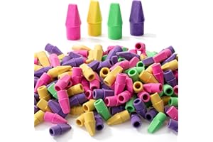 Mr. Pen- Pencil Toppers, 500 Pack, Vibrant Colors, Pencil Top Eraser Caps