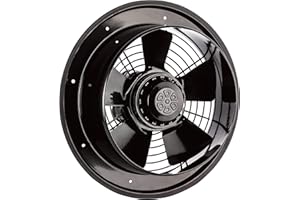 BVN VENTILATION SYSTEMS & ELECTRICAL MOTORS Axial Wand Fenster Gebläse Ventilator Lüfter Wandlüfter Fensterlüfter ø300mm 2020m³/h