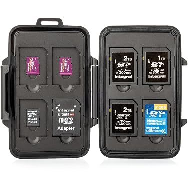 10 Custodie Per Schede Di Memoria, Portaschede SD, Micro SD, MMC, SDHC, SDXC, Modello Z78