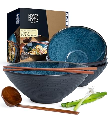 Set De 6 Tazones De Ramen De 1200 Ml Con Accesorios | Meses sin intereses