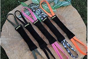 BULLYZEI Beißwurst Leder 2 Schlaufen 20 x 3 cm