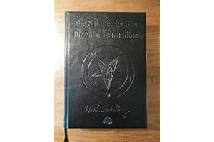 Die Satanische Bibel / Die Satanischen Rituale Ltd. Leder Edition: Leder, schwarze Seiten