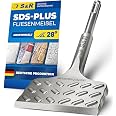 SDS Plus Meißel-Bits 165 Mm & 200 Mm – Abgewinkelt Für Fliesen, Keramik & Beton