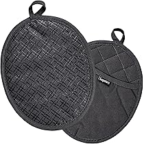 SUR LA TABLE - Set 2 Mini Guanti Da Forno Con Frutta (Mirtilli) - 100% Cotone, Resistenti Al Calore 400°C, Palmo Antiscivolo In Silicone, 14x20,3 Cm - 2