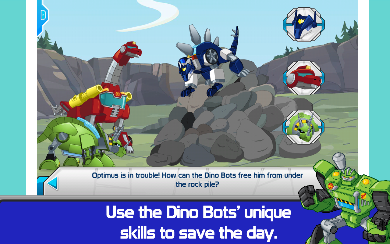 Transformers Rescue Bots Dino Island Amazon.co.uk Apps & Games