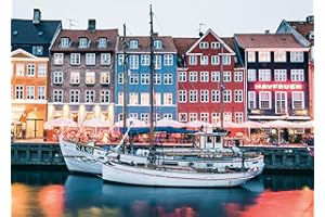 Ravensburger Puzzle 12000111 - Scandinavian Places, Kopenhagen, Dänemark - 1000 Teile Puzzle für Erwachsene und Kinder ab 14 Jahren, Stadt-Puzzle Kopenhagen