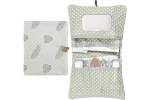 FZSECRIU 1 Pedazo Porta pañales y toallitas Bebe，Bolsa pañales Bebe，Organizador，pañalera Bebe niña