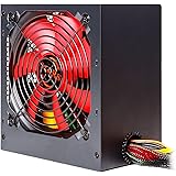 Mars Gaming MPII650, Fuente De Alimentación Para Ordenador, ATX, SATA, 650W, Rojo