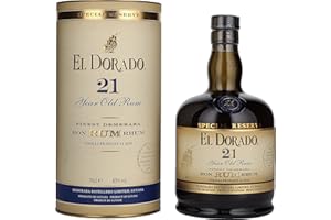 El Dorado 21 Years Old Finest Demerara Rum SPECIAL RESERVE 43% Vol. 0,7l in Giftbox