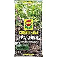 COMPO SANA Grünpflanzen- und Palmenerde mit 12 Wochen Dünger für alle Zimmer- und Balkonpflanzen sowie Palmen und Farne…
