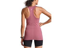 CRZ YOGA Femme Débardeur T-Shirts et Tops de Sport sans Manches Dos Nageur