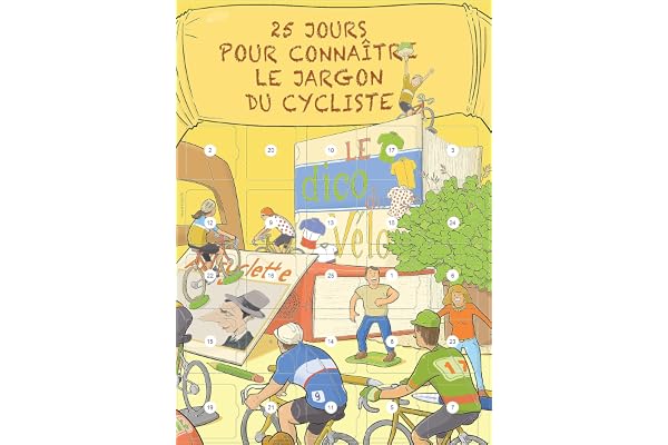 Calendrier de l'avent homme 25 jours Avant ou Après le jour J | Pour adulte 25 conseils et astuces | Compte à rebours 25 cases à ouvrir Format A3 (CYCLISTE)