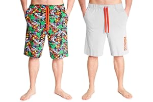 Marvel Avengers Pantaloncini Sportivi Uomo, Pacco da 2 Bermuda in Cotone per Calcio, Tennis, Basket, Palestra, Abbigliamento Uomo Sportivo S-3XL