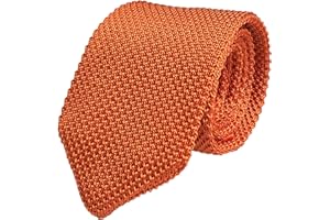 ROSIIKA Men's Skinny Smart Knit Tie Formal Basic Designed Vintage Mixed Pattern Casual 2.4" Necktie