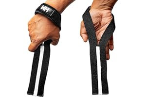 Weightlifting House Sangles d'haltérophilie pour haltérophilie, haltérophilie, tractions et soulevés de terre pour homme et femme